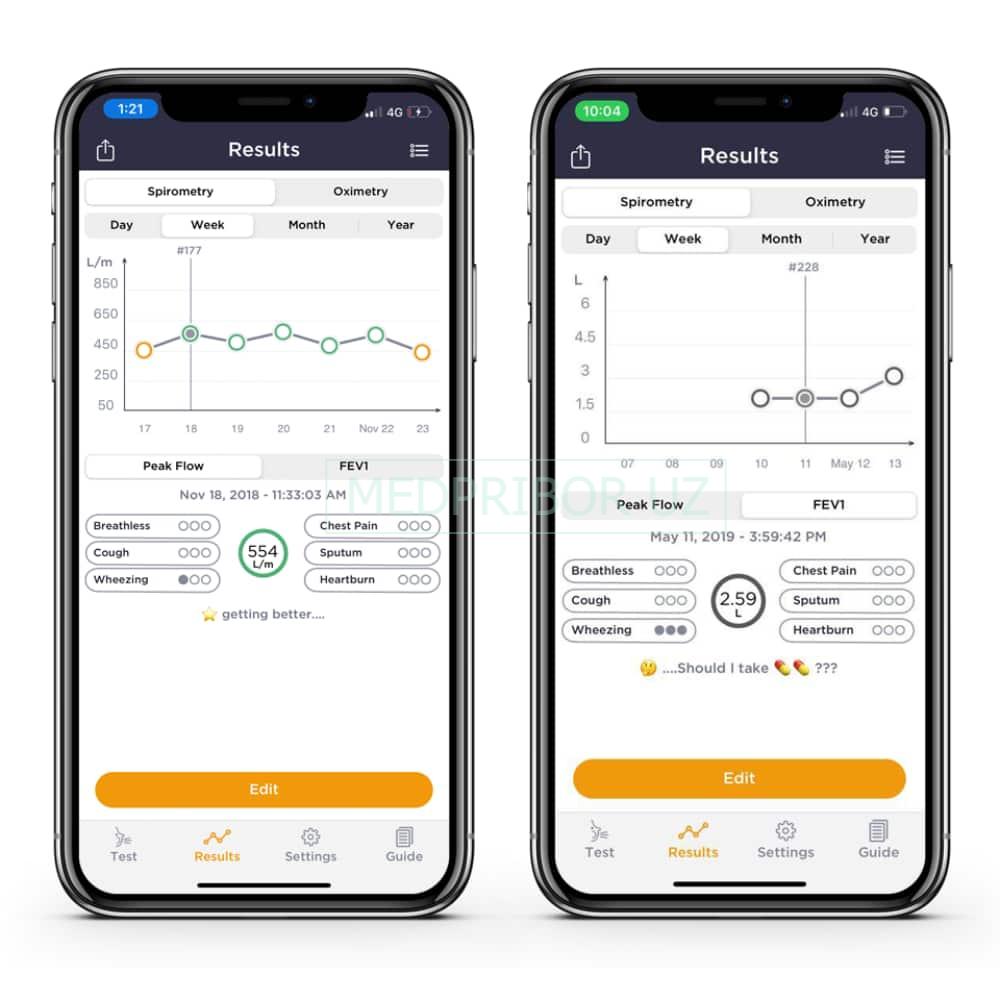 Mir Smart One - спирометр портативный